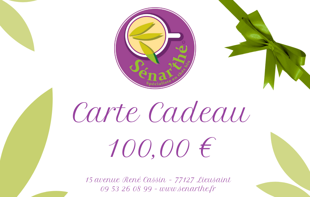 Carte Cadeau Sénar'thé