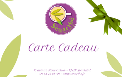 Carte Cadeau Sénar'thé
